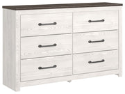 Signature Design by Ashley® Gerridan - Dresser, Mirror | Meri Furniture