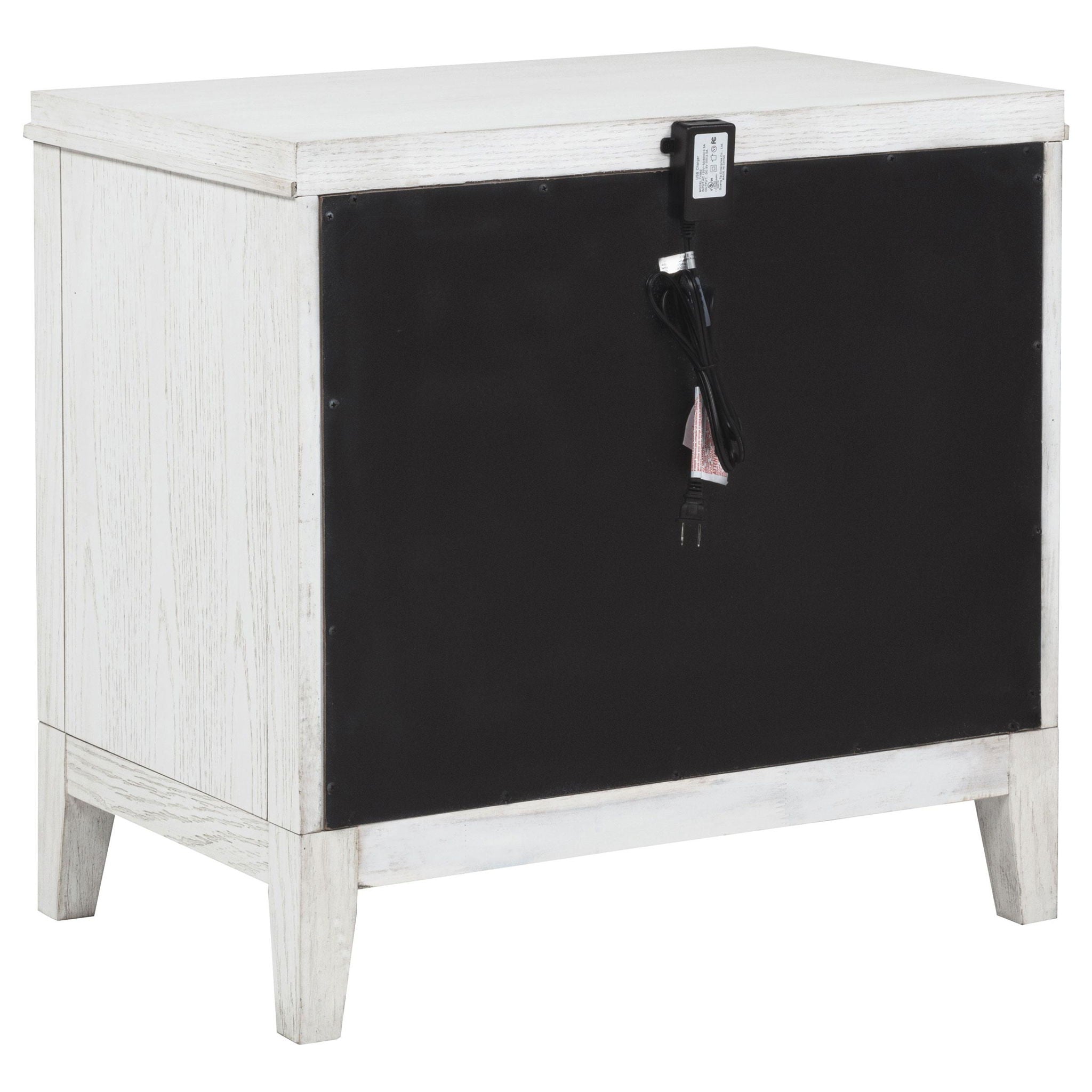 Marielle 4-piece Eastern King Bedroom Set Distressed White