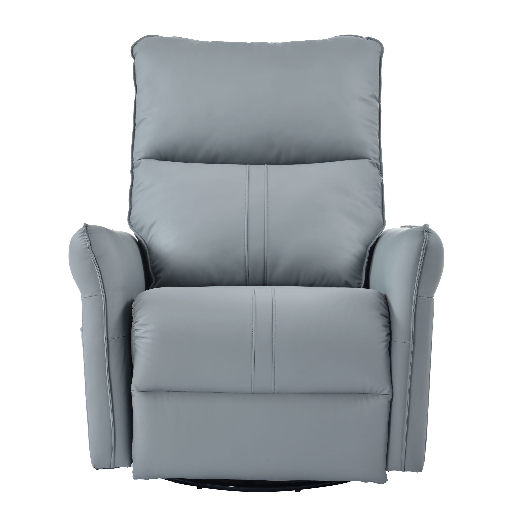 360° Modern Small Rocking Swivel Recliner Chair With Side Pocket