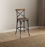 The Zaire collection chairs offer a vintage style bar chairs.