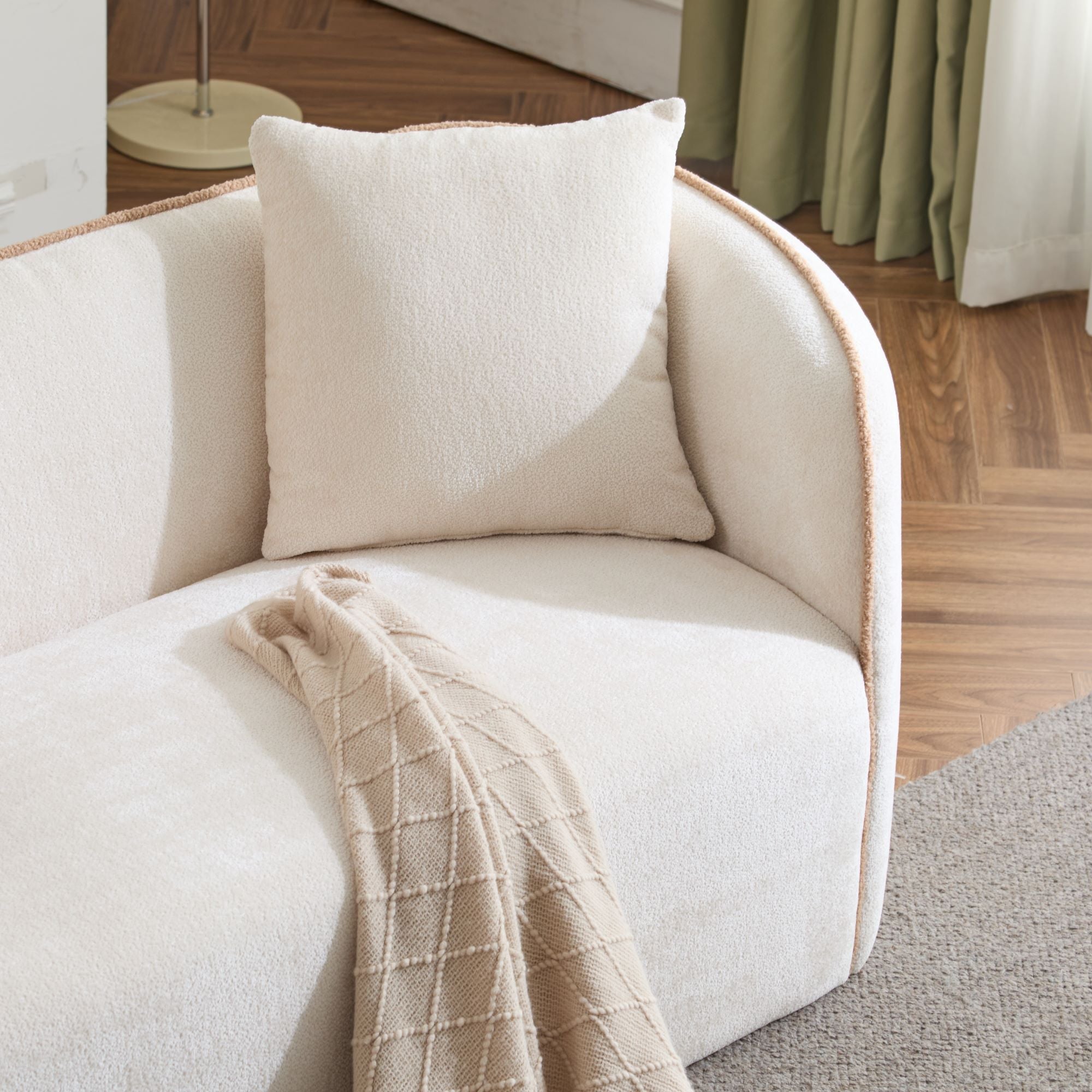 Coral - Curved Sofa, 3 Seater