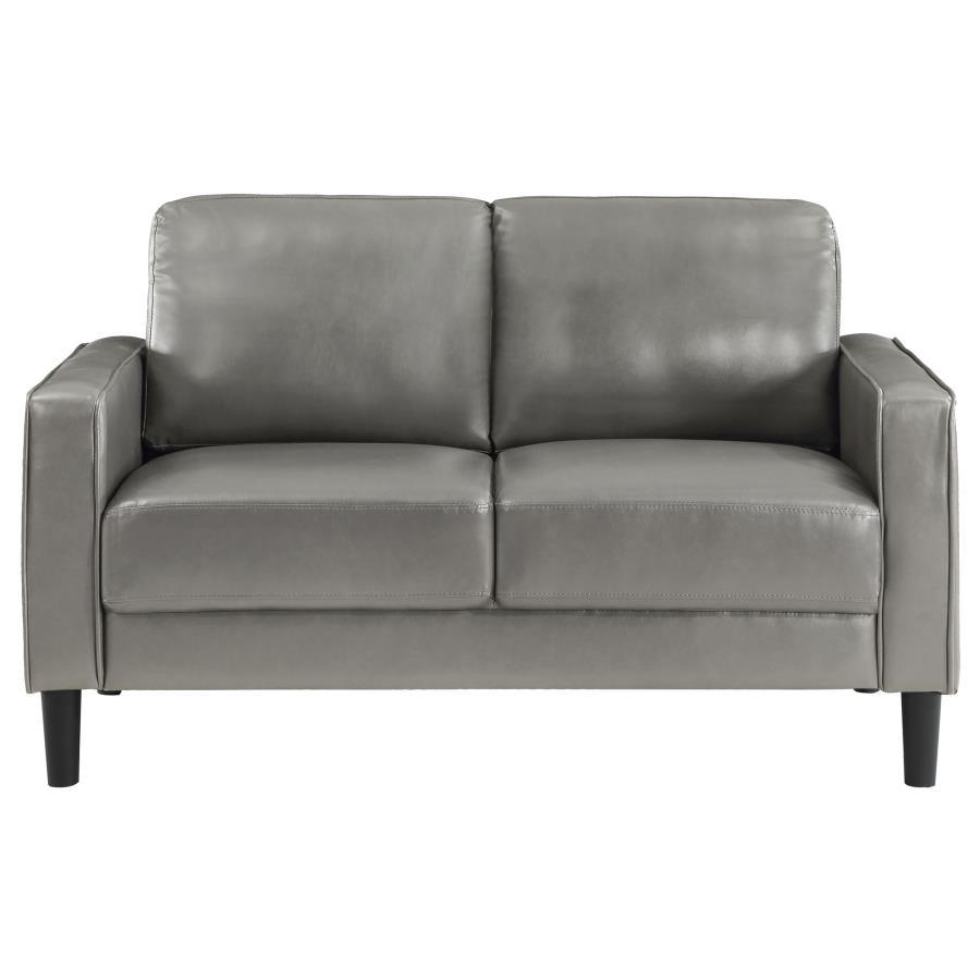 Coaster Fine Furniture Ruth - Upholstered Track Arm Loveseat | Meri Furniture