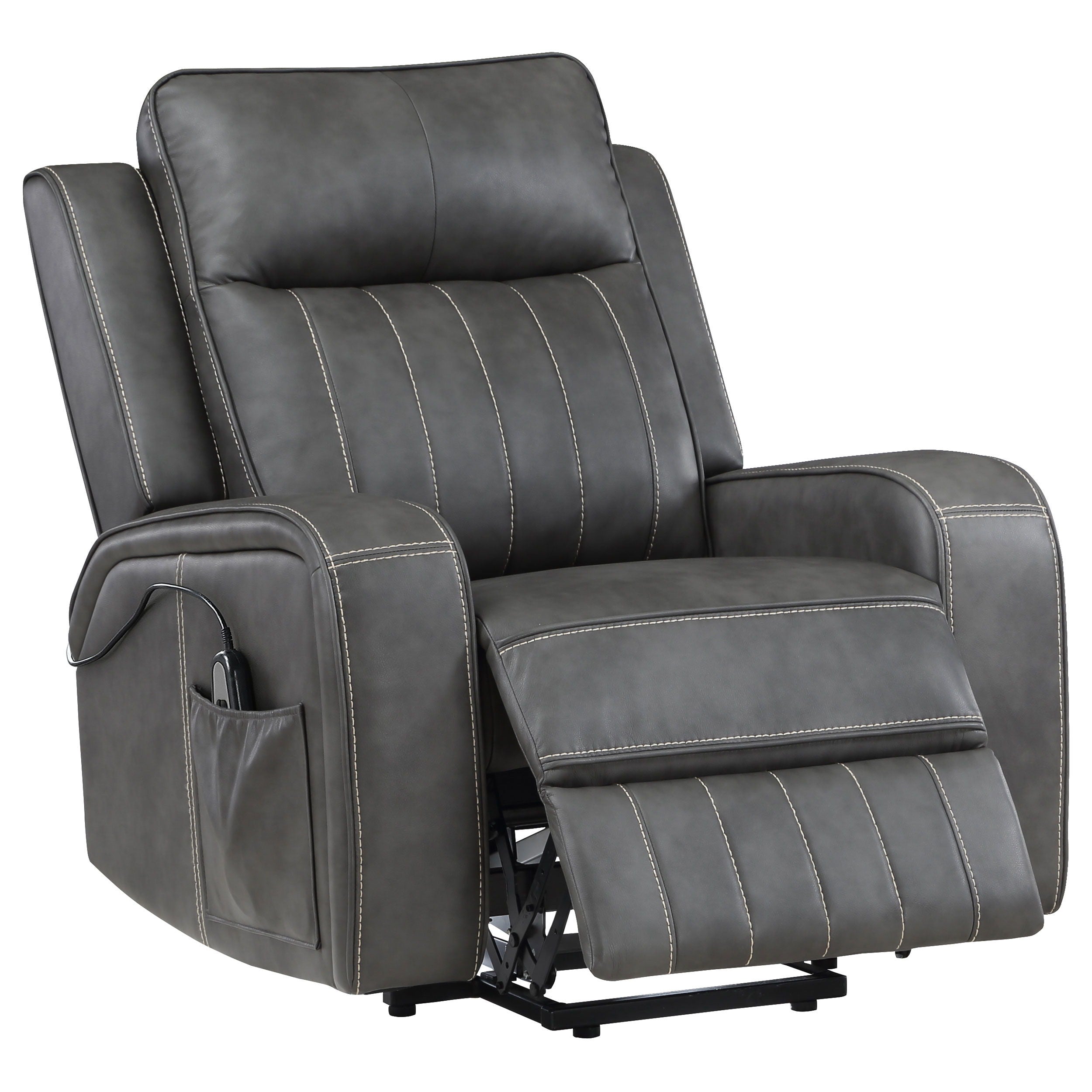 Coaster Fine Furniture Raelynn - Upholstered Track Arm Recliner | Meri Furniture
