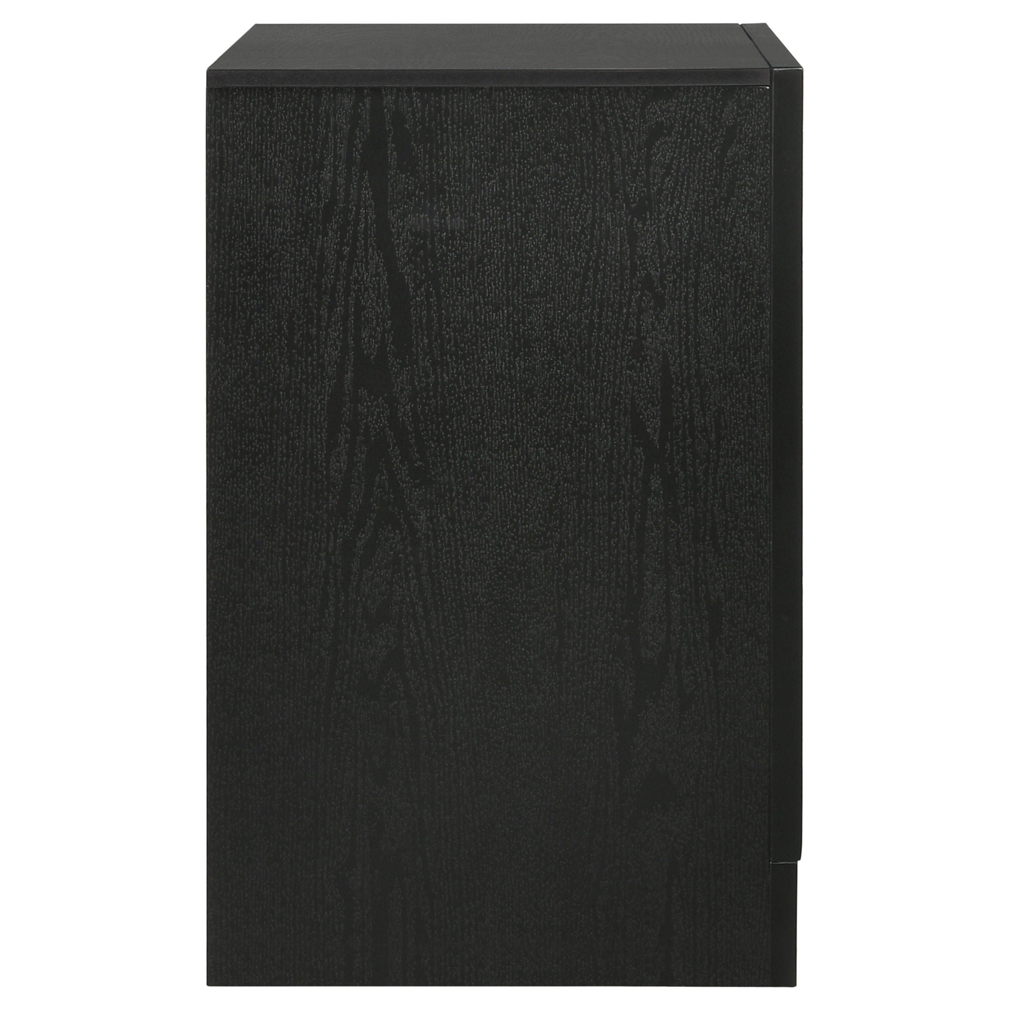 Transitional 2 Drawer Nightstand With Hidden Jewelry Tray