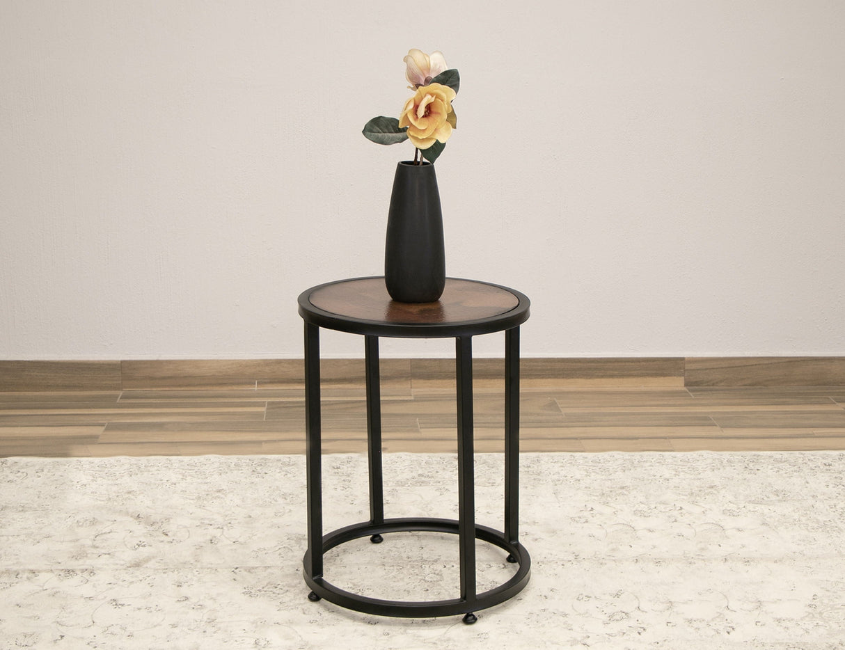 Blackburn - End Table - Charred Brown