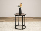 Blackburn - End Table - Charred Brown