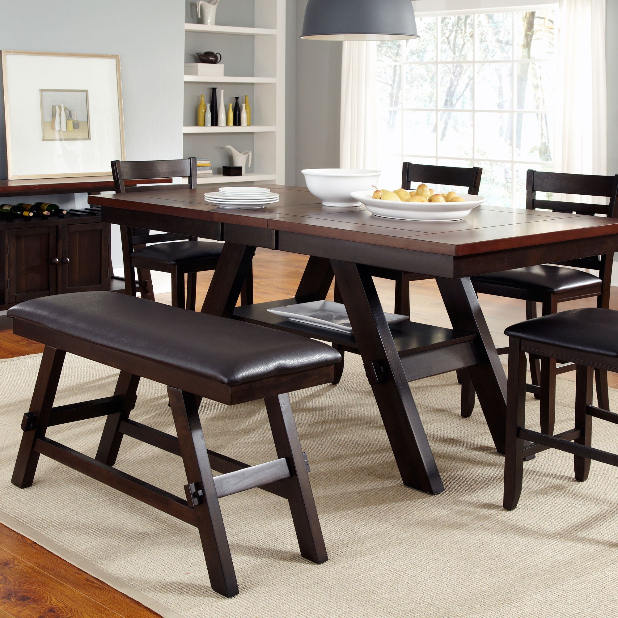 Liberty Furniture Lawson - Counter Bench | Meri Furniture