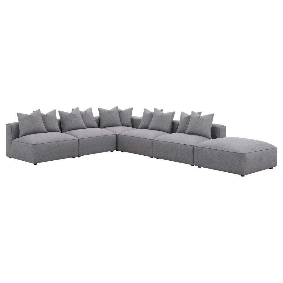 Coaster Fine Furniture Jennifer - Square Upholstered Ottoman | Meri Furniture