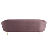 Abey - Sofa - Pink Velvet