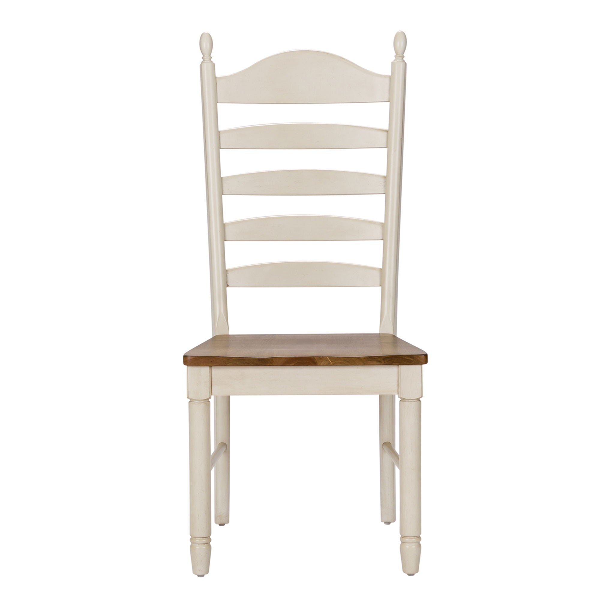 Liberty Furniture Springfield - Ladder Back Side Chair - White | Meri Furniture