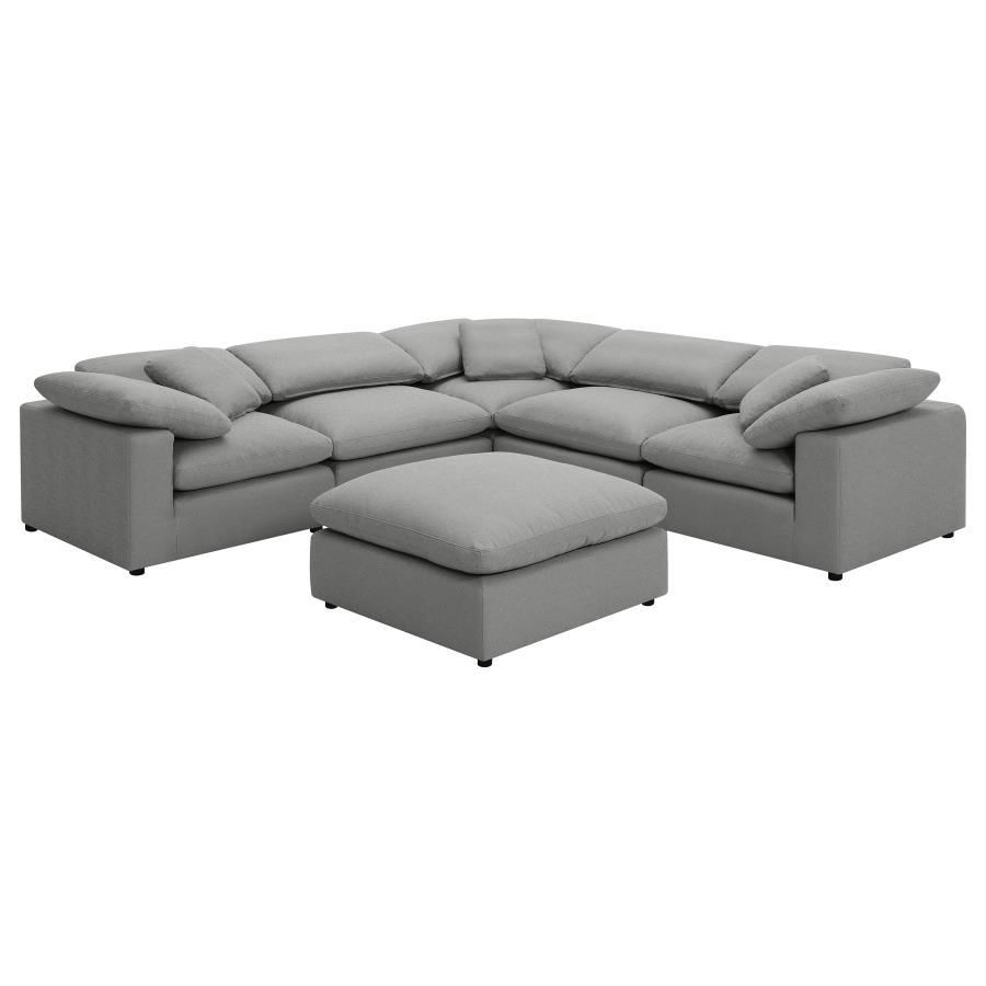 Coaster Fine Furniture Raleigh - Boucle Upholstered Modular Sectional | Meri Furniture