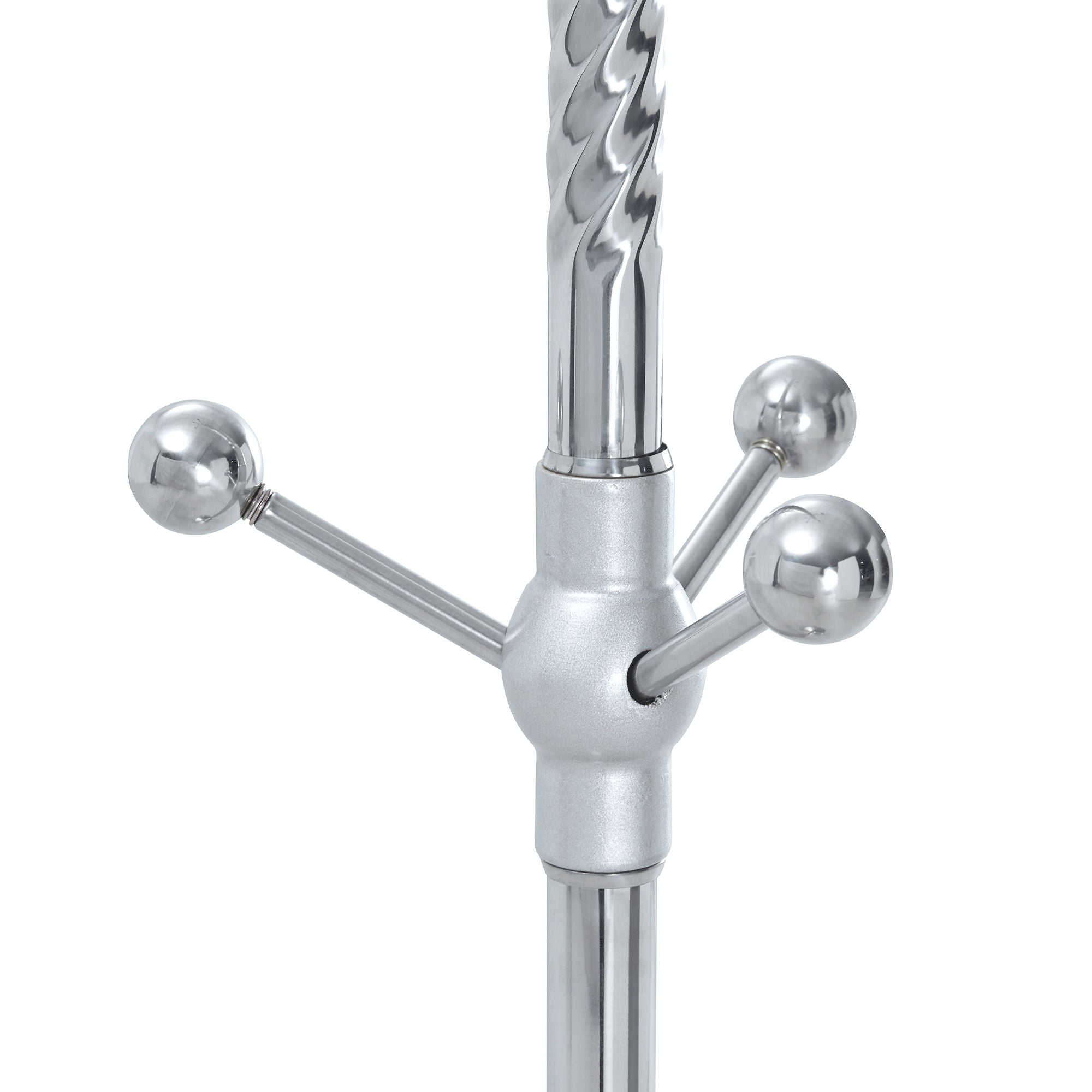 Modern Stainless Steel Spray Painted Hanger With Solid Wood Reinforcement