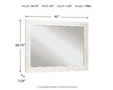 Ashley Furniture Paxberry - Brown Light - Bedroom Accent Mirror | Meri Furniture