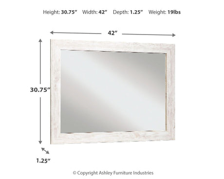 Ashley Furniture Paxberry - Brown Light - Bedroom Accent Mirror | Meri Furniture