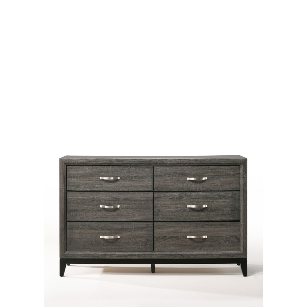 ACME Valdemar - Dresser - Weathered Gray | Meri Furniture