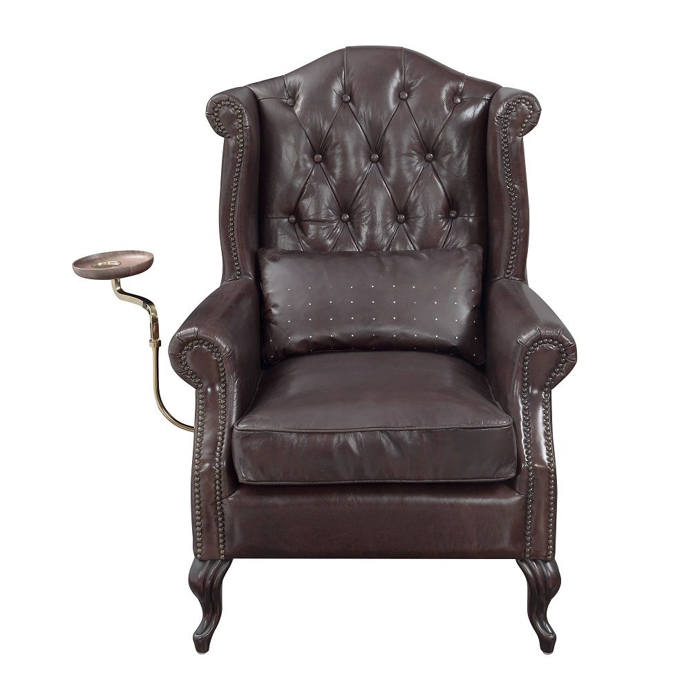 ACME Pino - Accent Chair - Vintage Brown | Meri Furniture