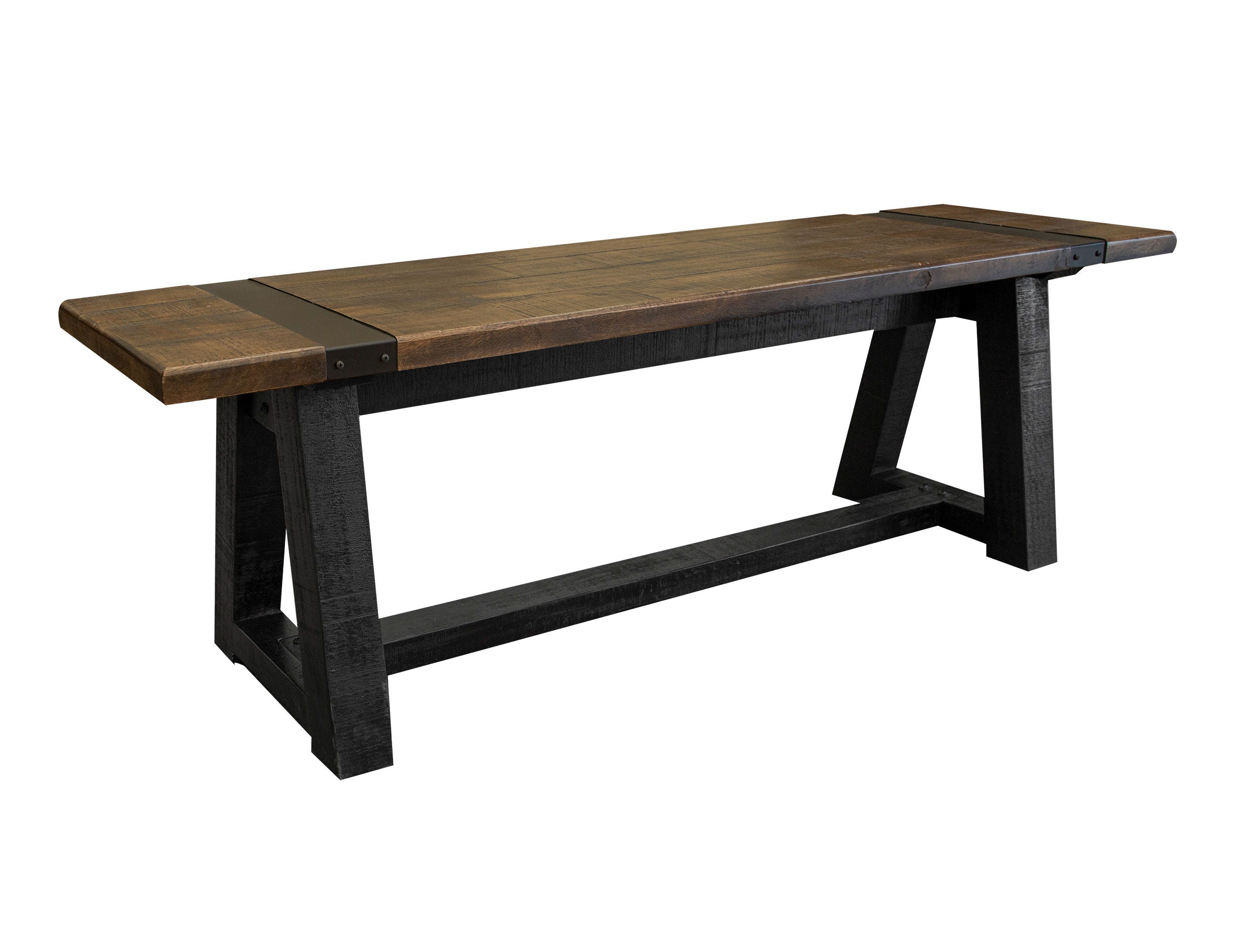 International Furniture Direct Urban Art - Bench - Rich Brown | Meri Furniture
