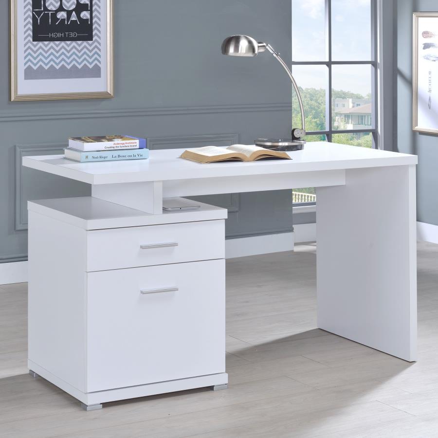 Coaster Fine Furniture Irving - 2-Drawer Office Computer Desk | Meri Furniture