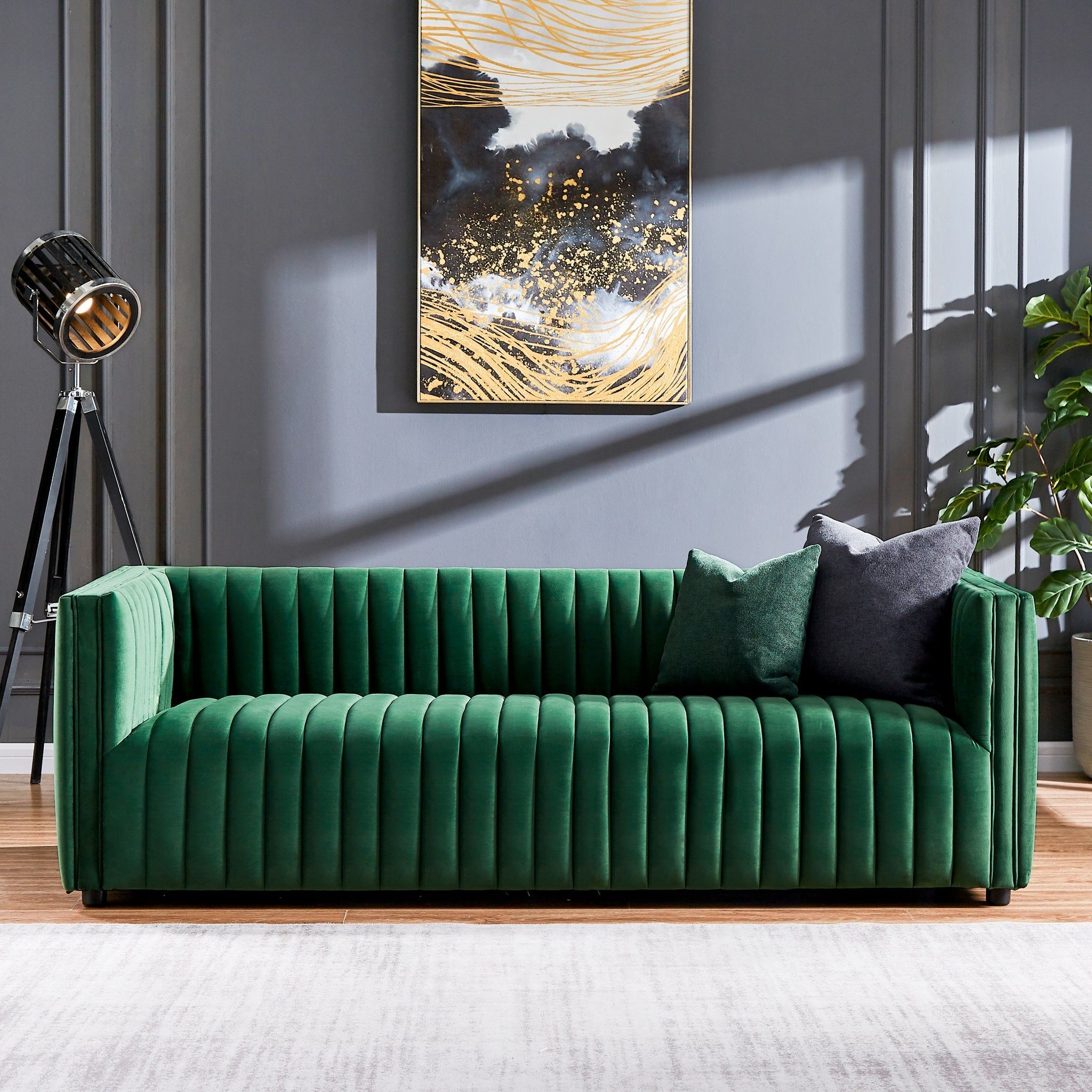 Dominic - Channel Tufted Sofa