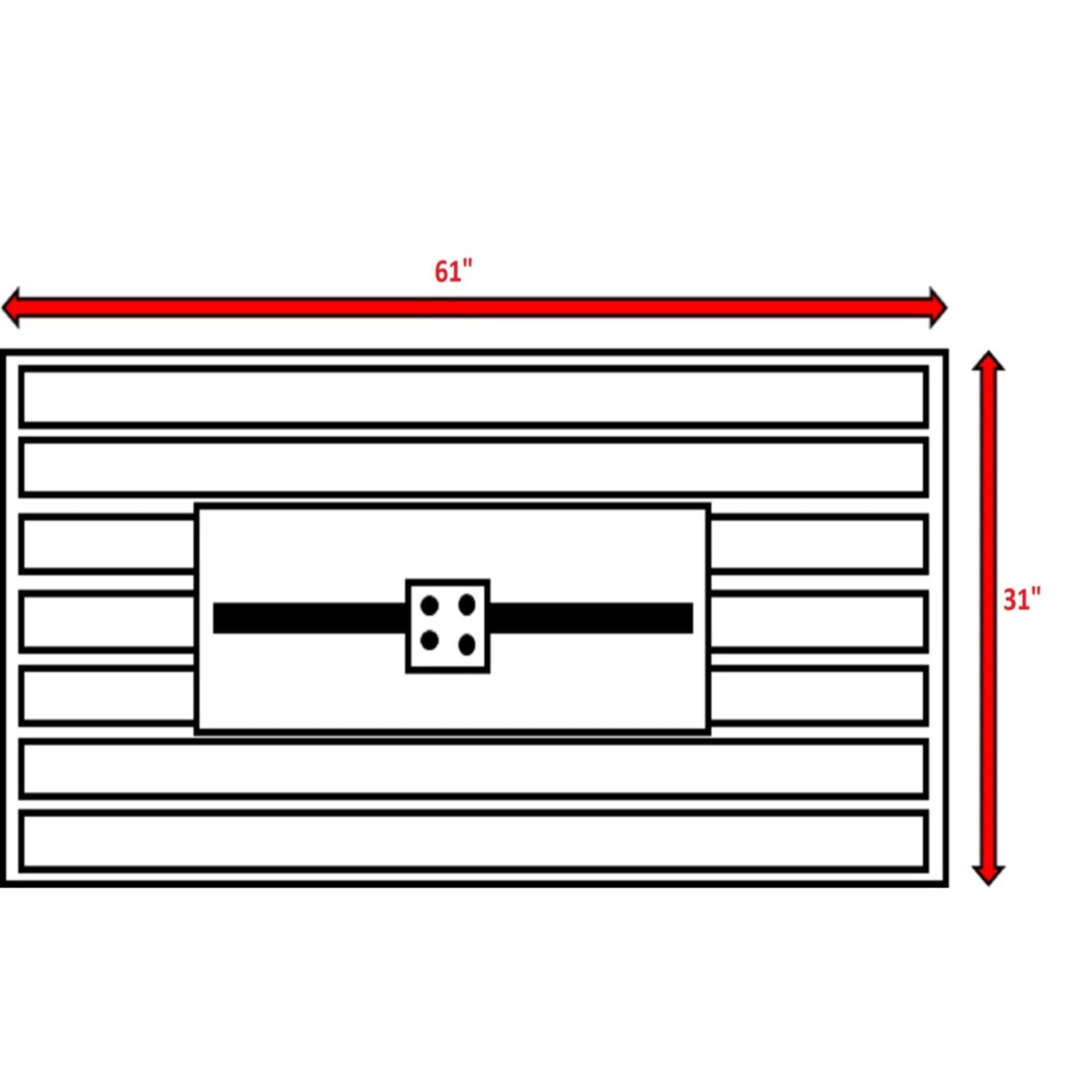 Propane Fire Pit Table - Espresso