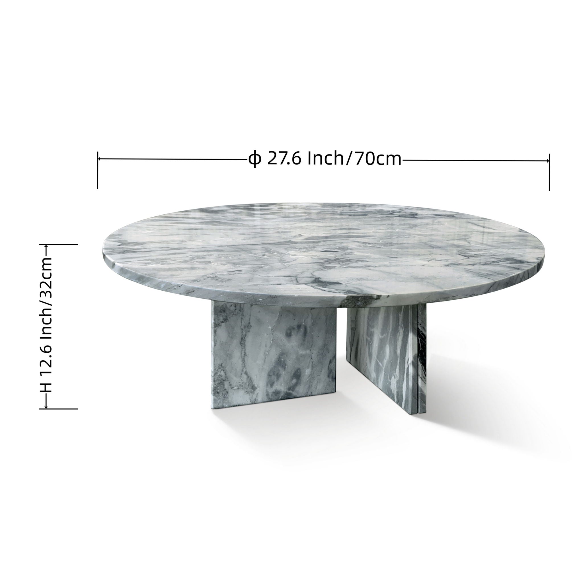 Luxury Coffee Table With Unique Veining, Unique Stone Design