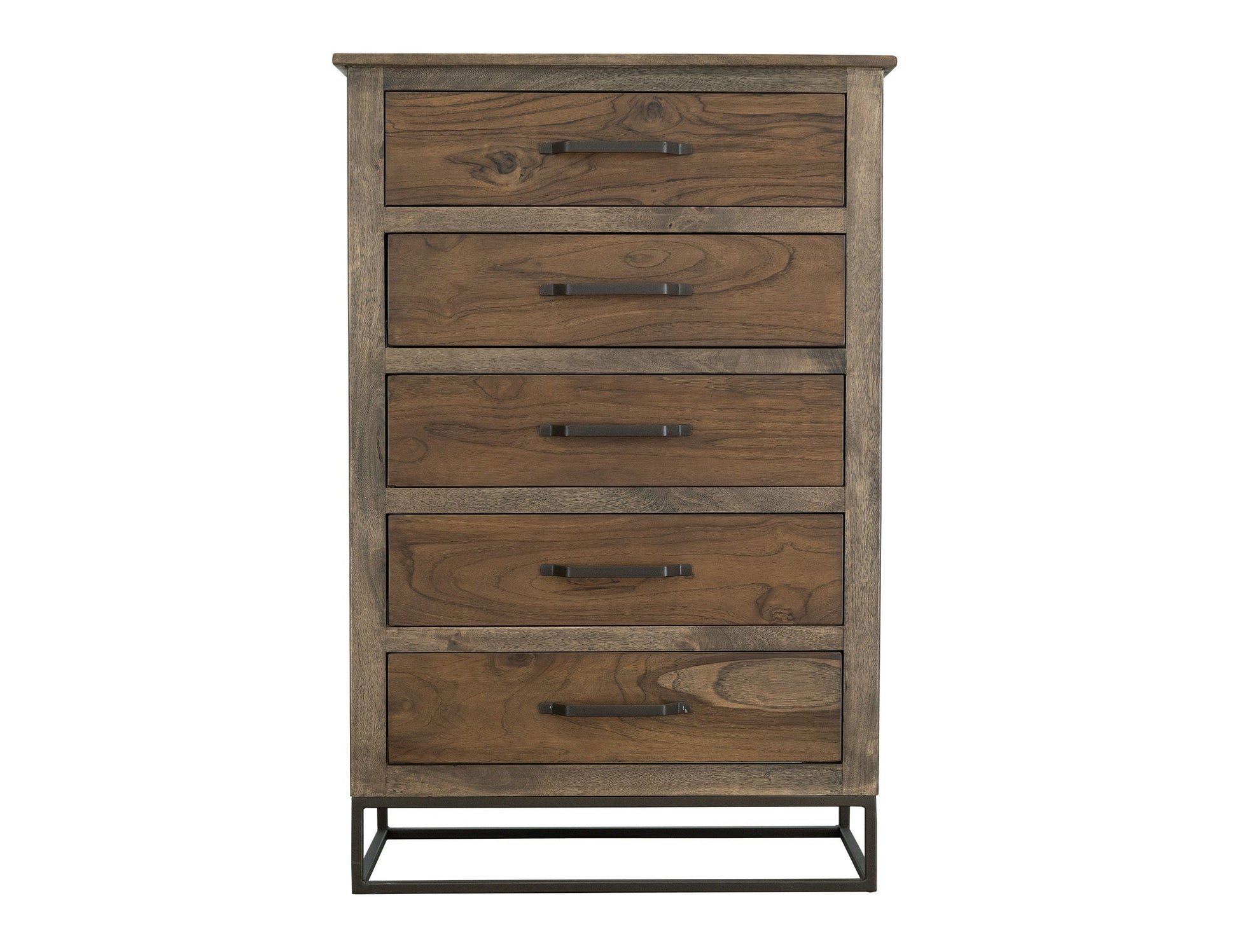 International Furniture Direct Natural Teca - Chest - Brown | Meri Furniture
