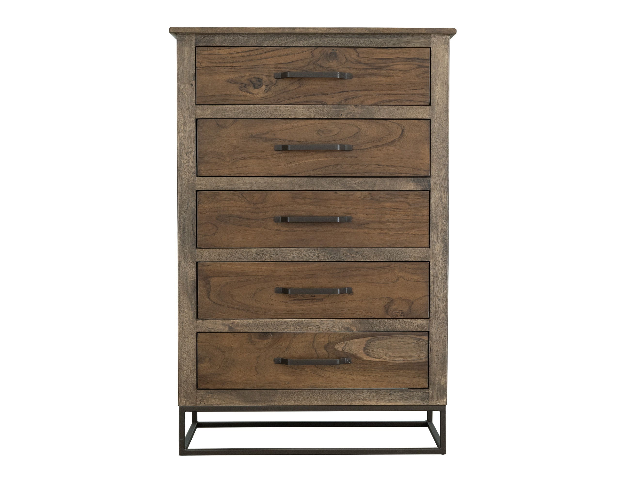 International Furniture Direct Natural Teca - Chest - Brown | Meri Furniture