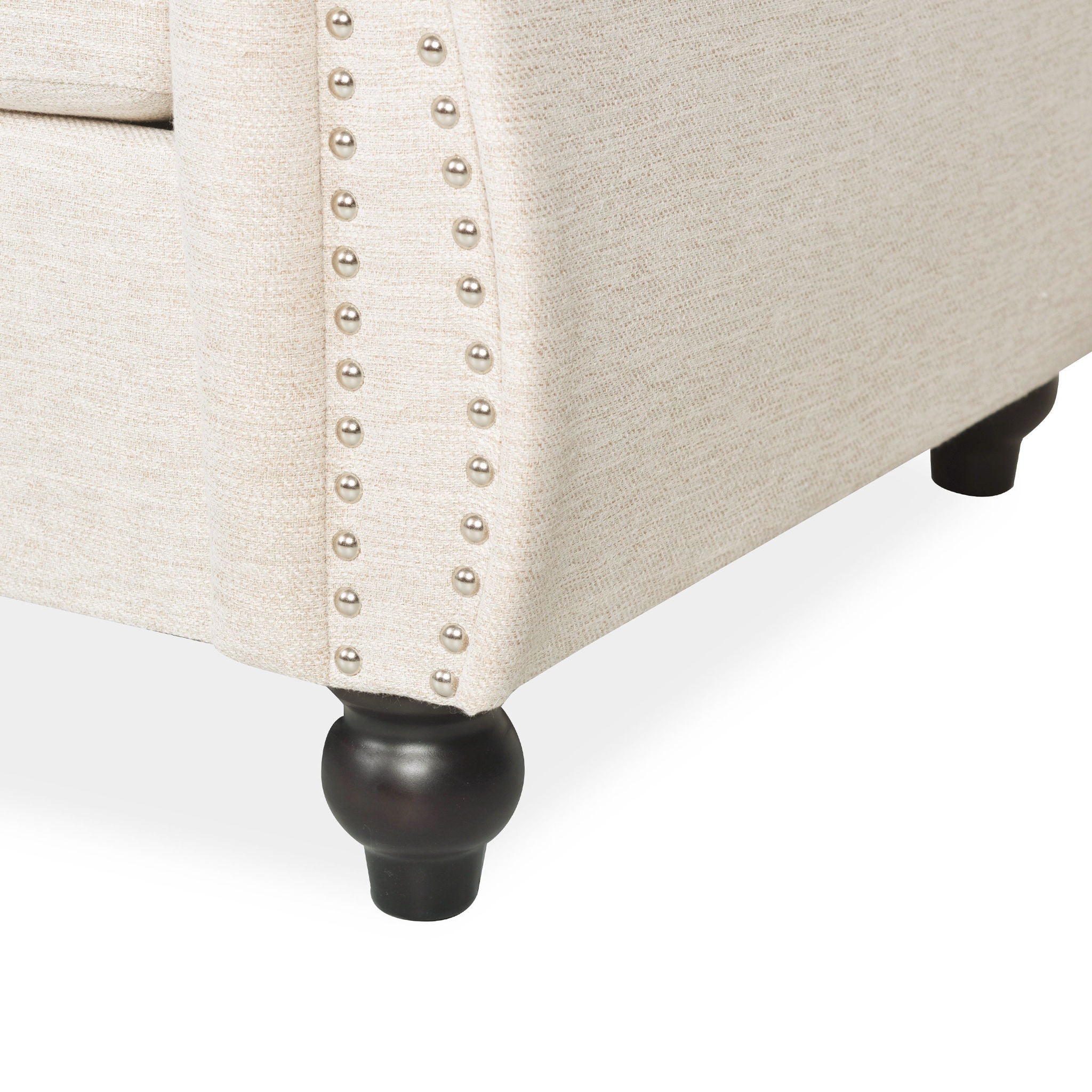 Chesterfield Style 3 Seater Sofa With Deep Button Tufting