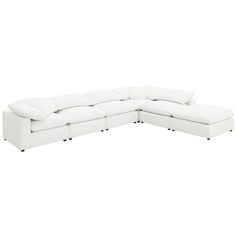 Coaster Fine Furniture Raleigh - Boucle Upholstered Modular Sectional | Meri Furniture