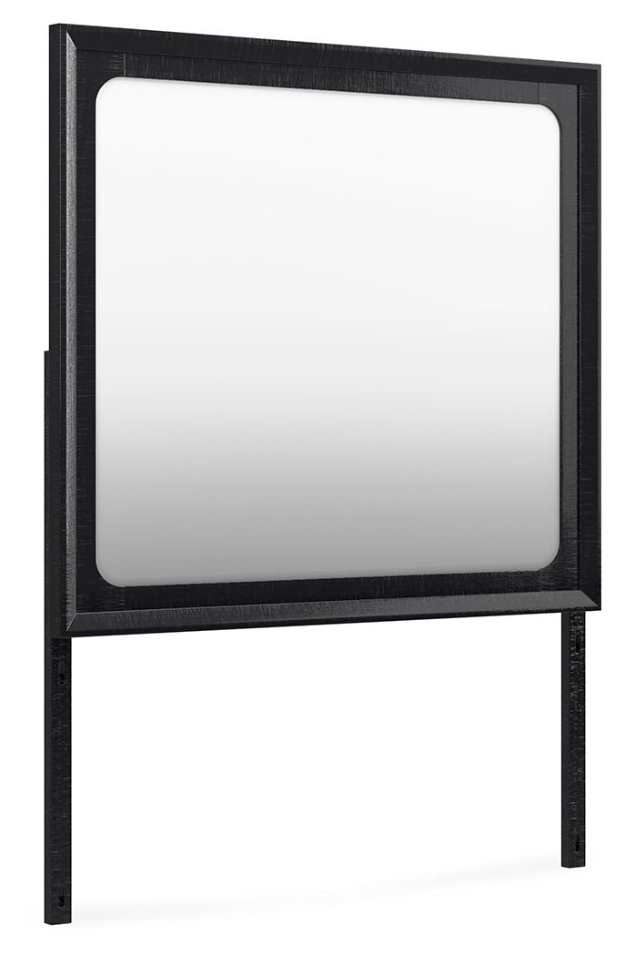 Londer - Bedroom Mirror - Black