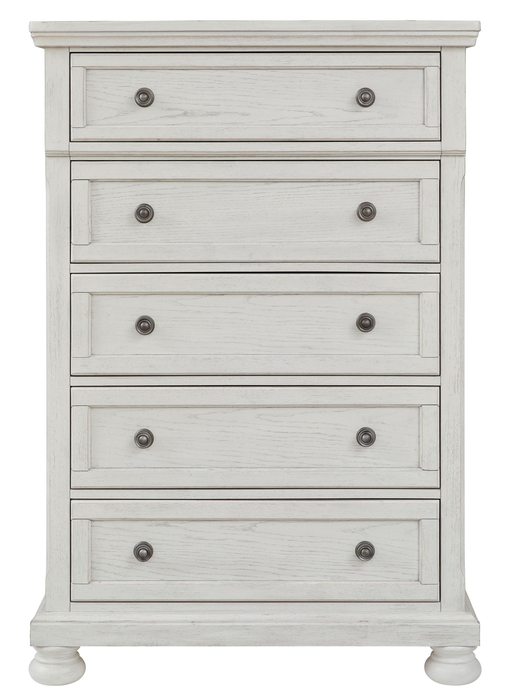 Signature Design by Ashley® Robbinsdale - Antique White - Five Drawer Chest | Meri Furniture