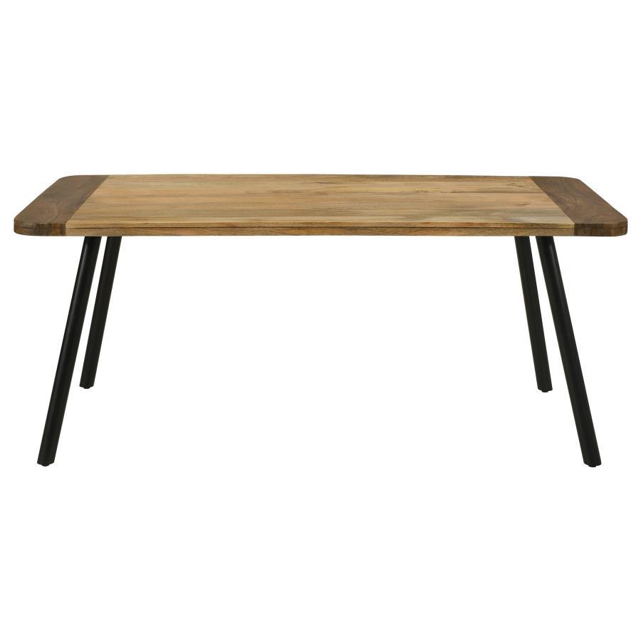 Coaster Fine Furniture Maverick - Solid Wood Dining Table - Natural Mango | Meri Furniture
