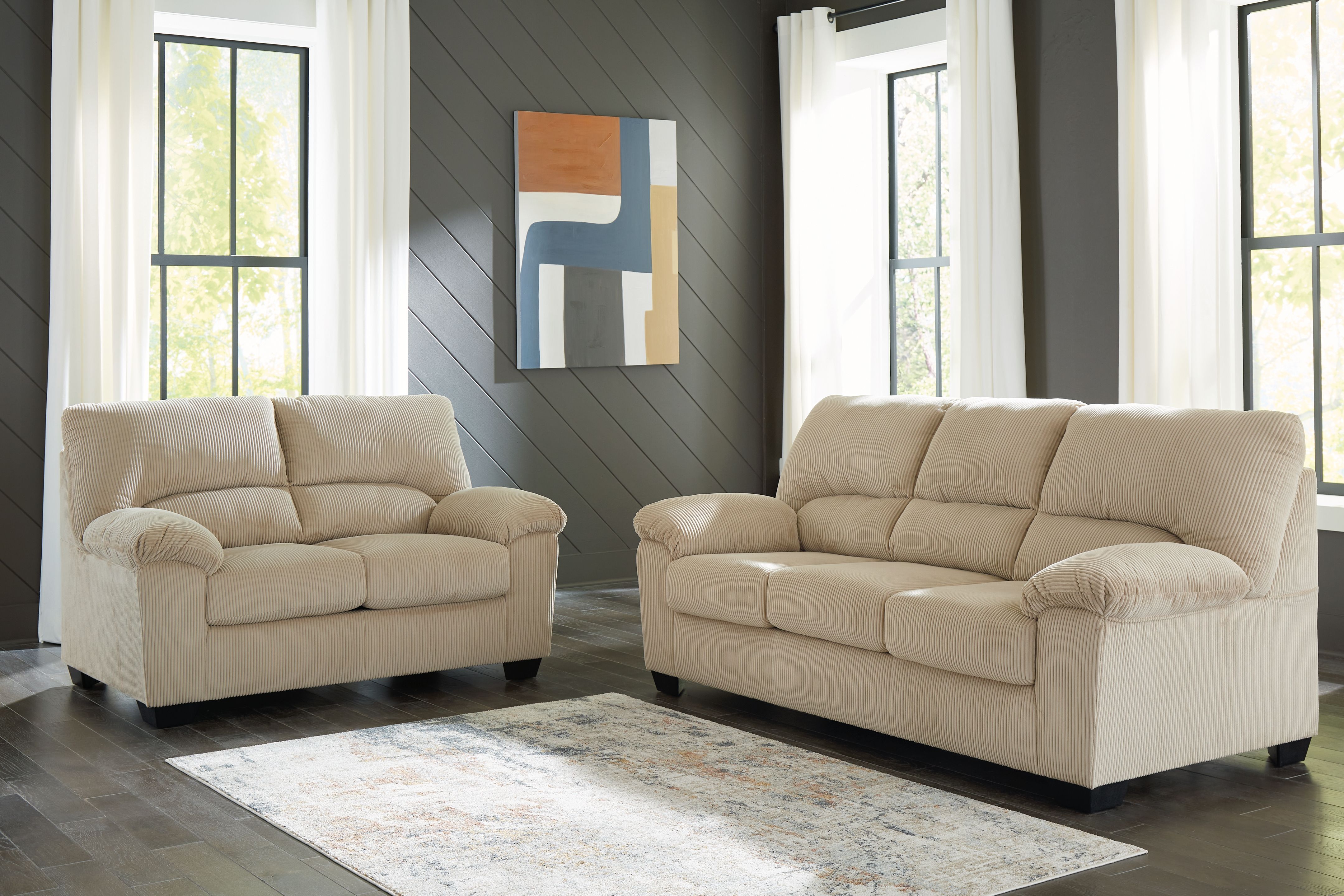 Signature Design by Ashley® Simplejoy - Living Room Set | Meri Furniture