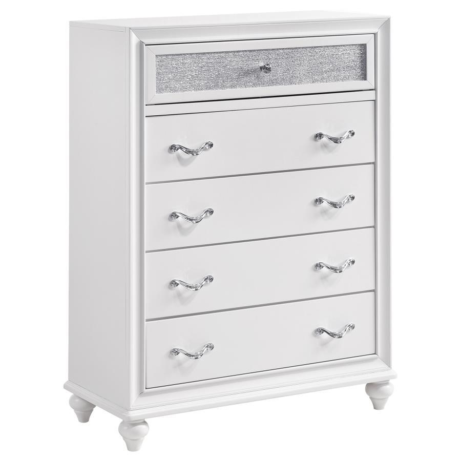 Coaster Fine Furniture Barzini - 5-Drawer Bedroom Chest | Meri Furniture