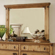 Furniture of America Pioneer - Mirror - Weathered Elm | Meri Furniture
