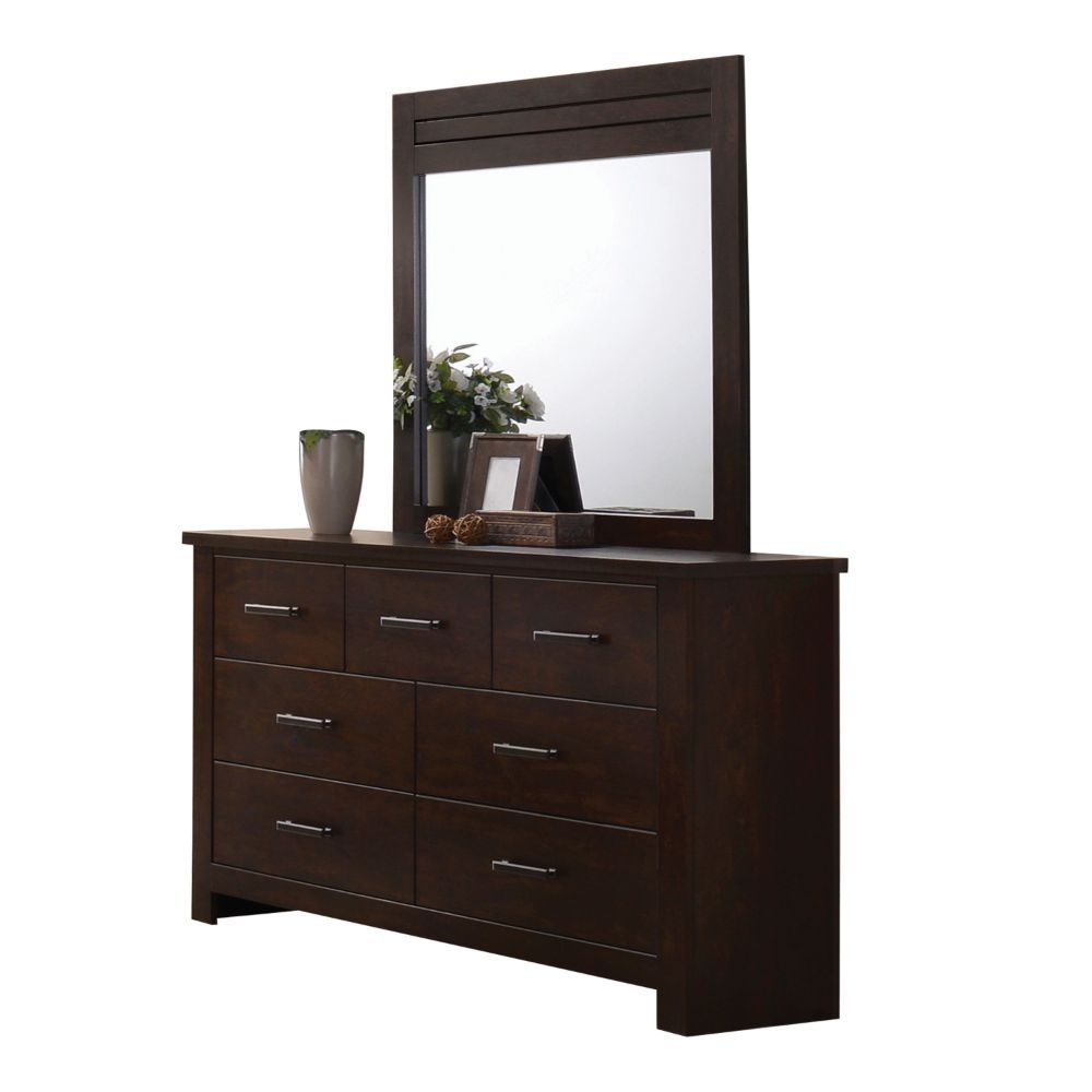 ACME Panang - Mirror - Mahogany | Meri Furniture