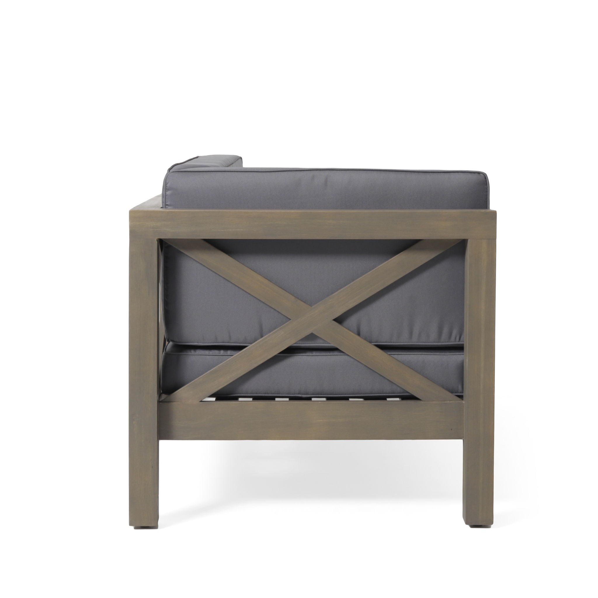 Brava - X Back Corner Bench