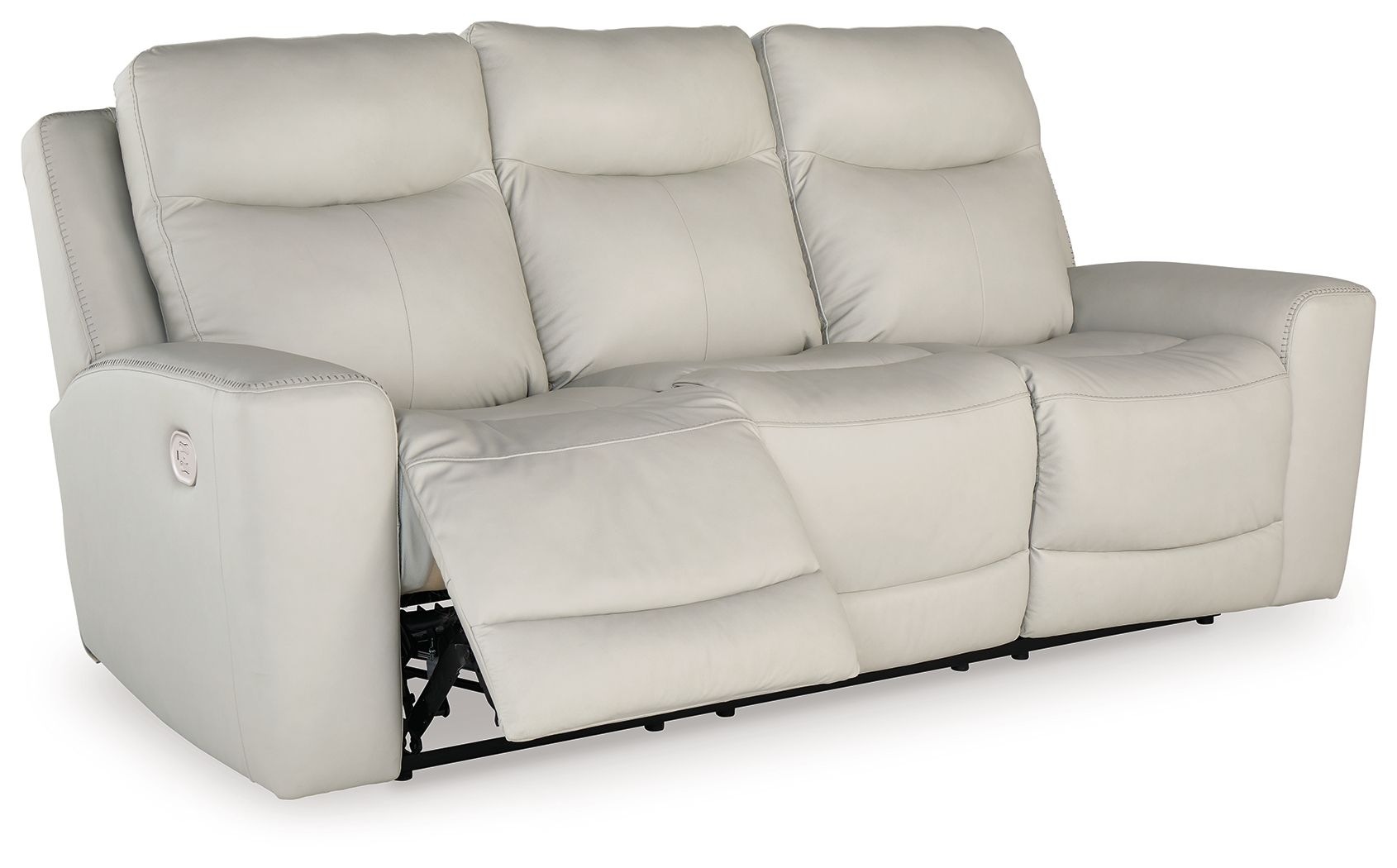 Signature Design by Ashley® Mindanao - Coconut - 3 Pc. - Power Reclining Sofa, Power Reclining Loveseat With Console, Power Recliner | Meri Furniture