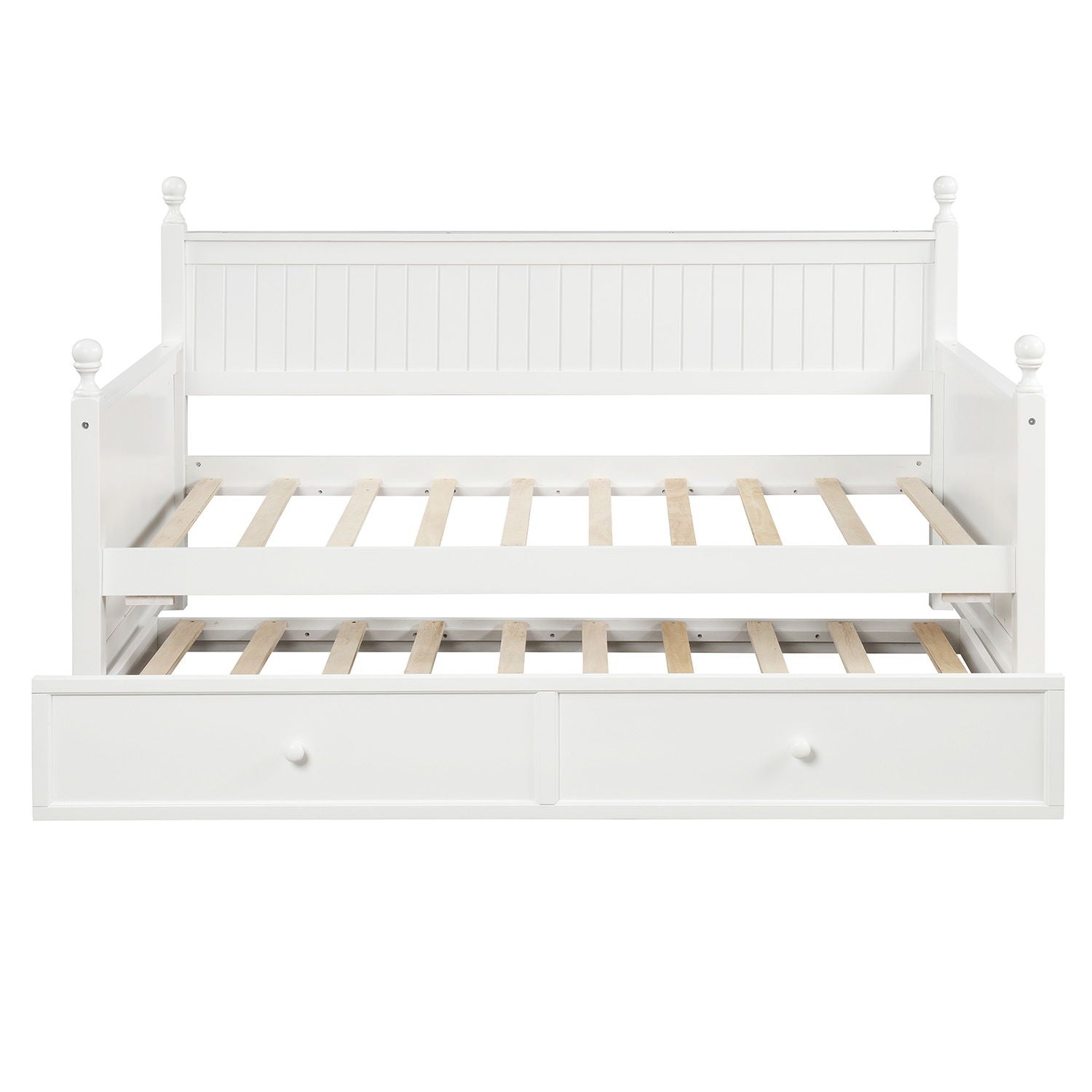 Twin Size Daybed & Twin Size Trundle - White