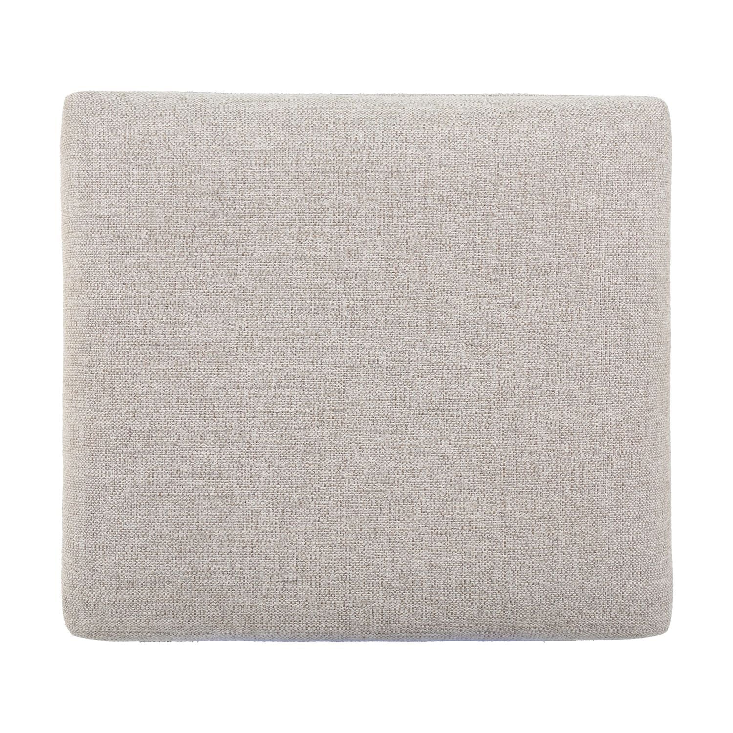 Berkley Square - Upholstered Console Stool - Linen & Khaki