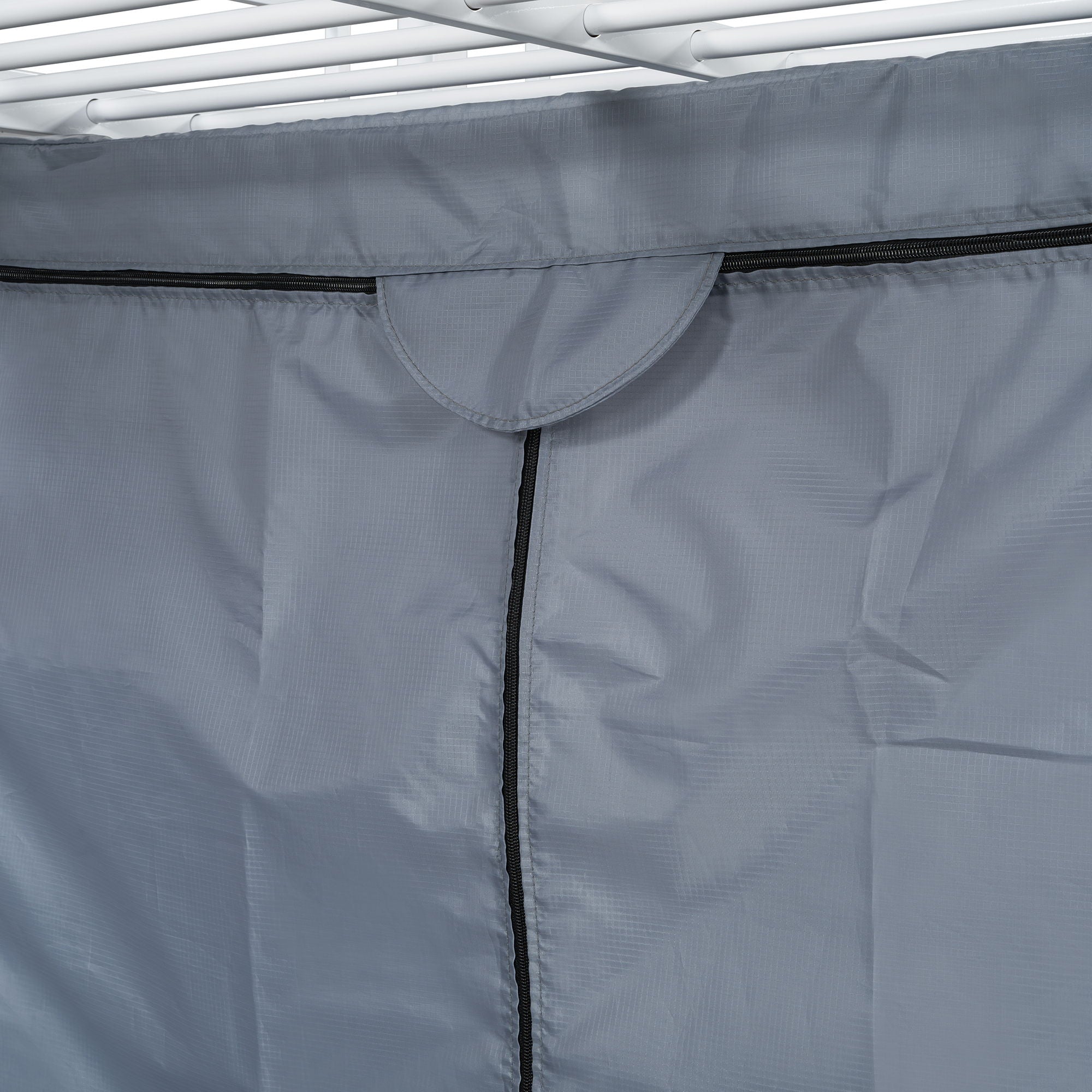 Loft Bed With Desk, Shelves, Power Outlet, LED Light And Wardrobe