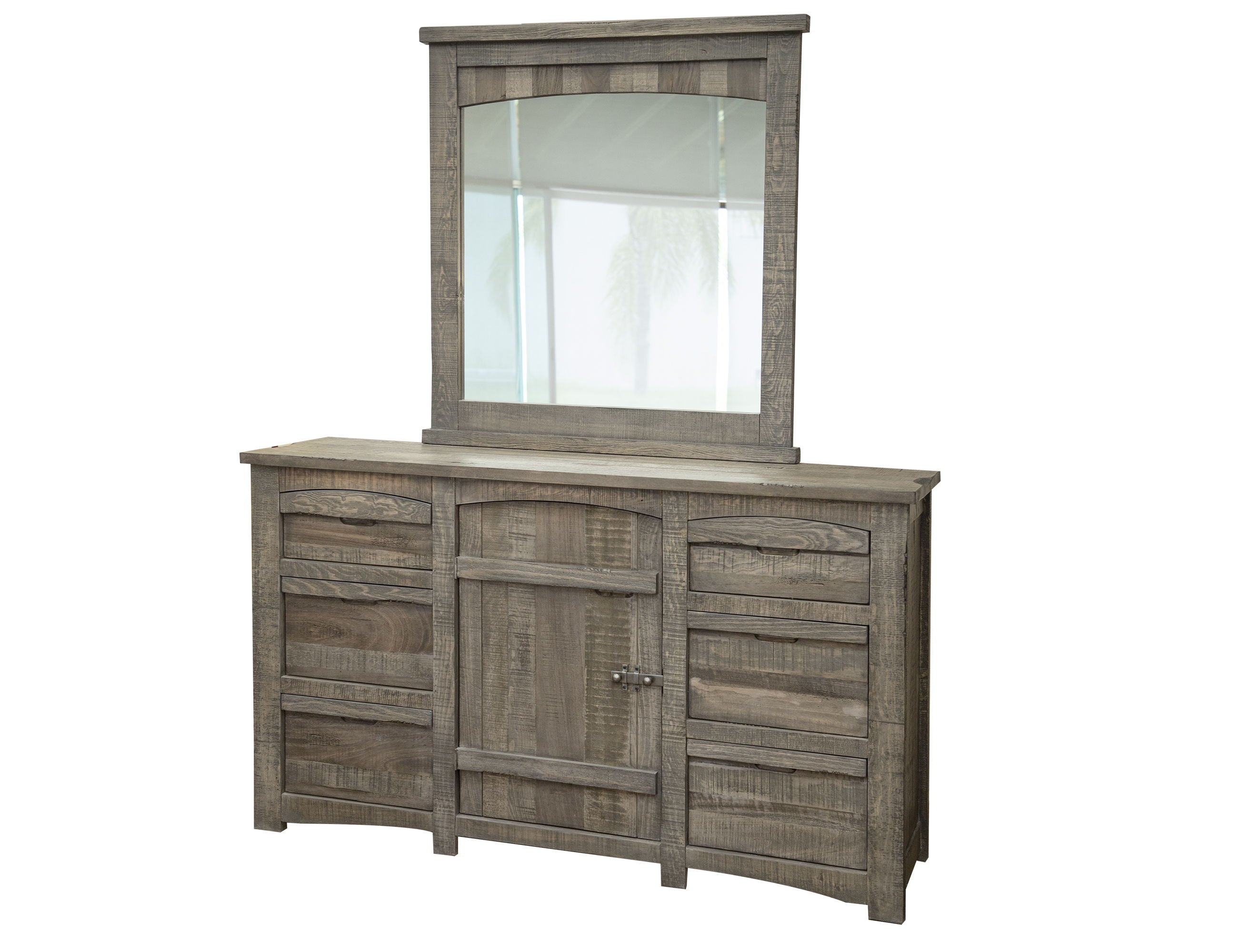 International Furniture Direct San Antonio - Dresser - Dark Gray | Meri Furniture