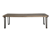 International Furniture Direct Natural Parota - Rectangular Table (Live Edge) - Light Brown | Meri Furniture
