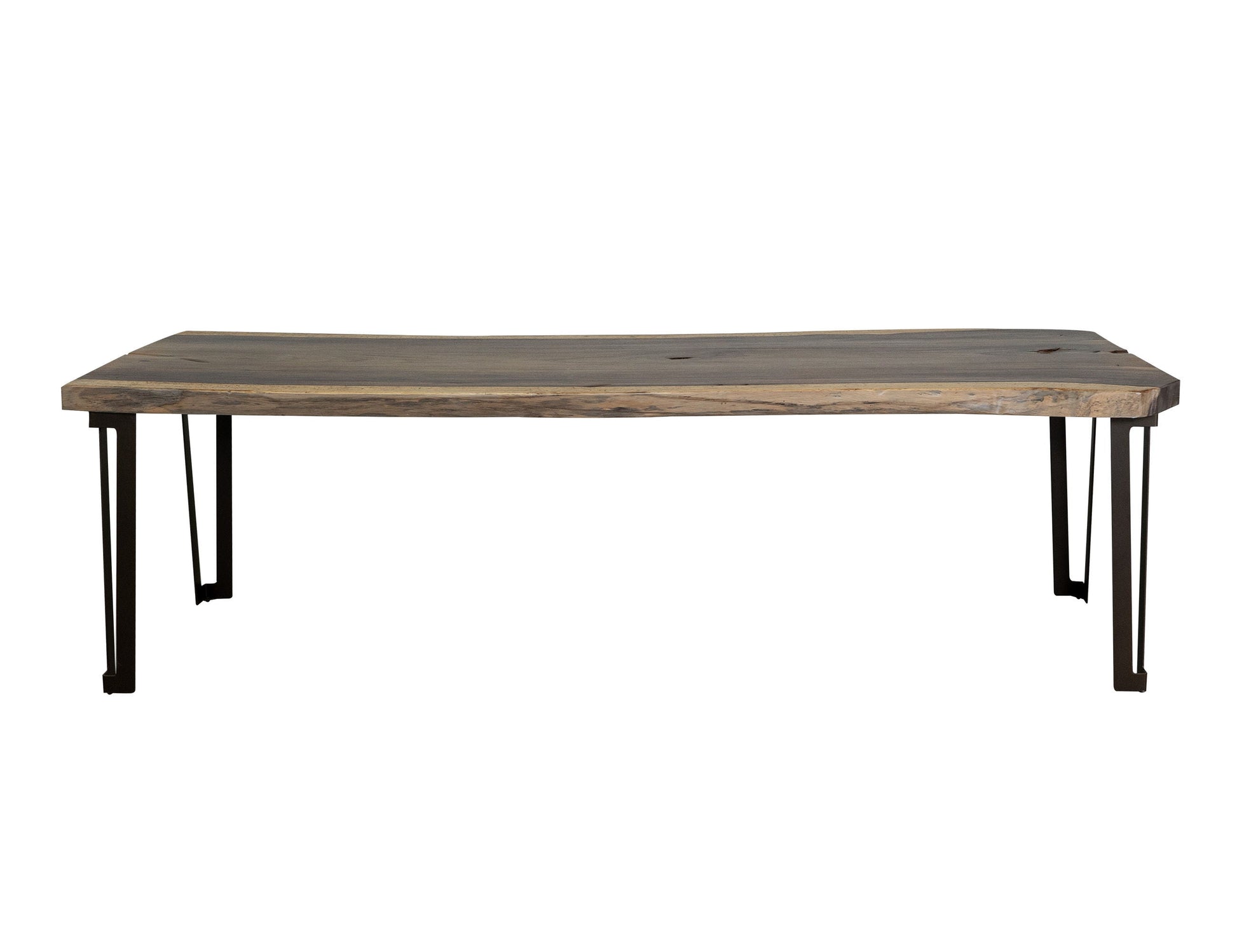 International Furniture Direct Natural Parota - Rectangular Table (Live Edge) - Light Brown | Meri Furniture