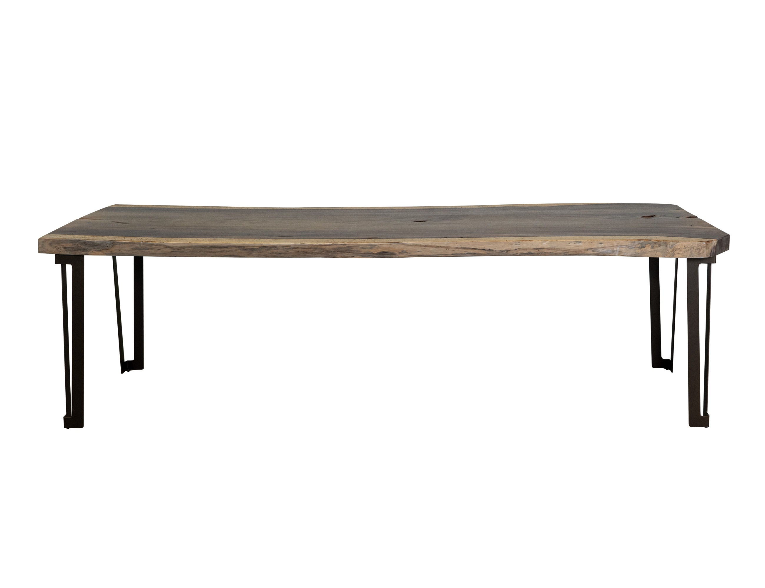 International Furniture Direct Natural Parota - Rectangular Table (Live Edge) - Light Brown | Meri Furniture