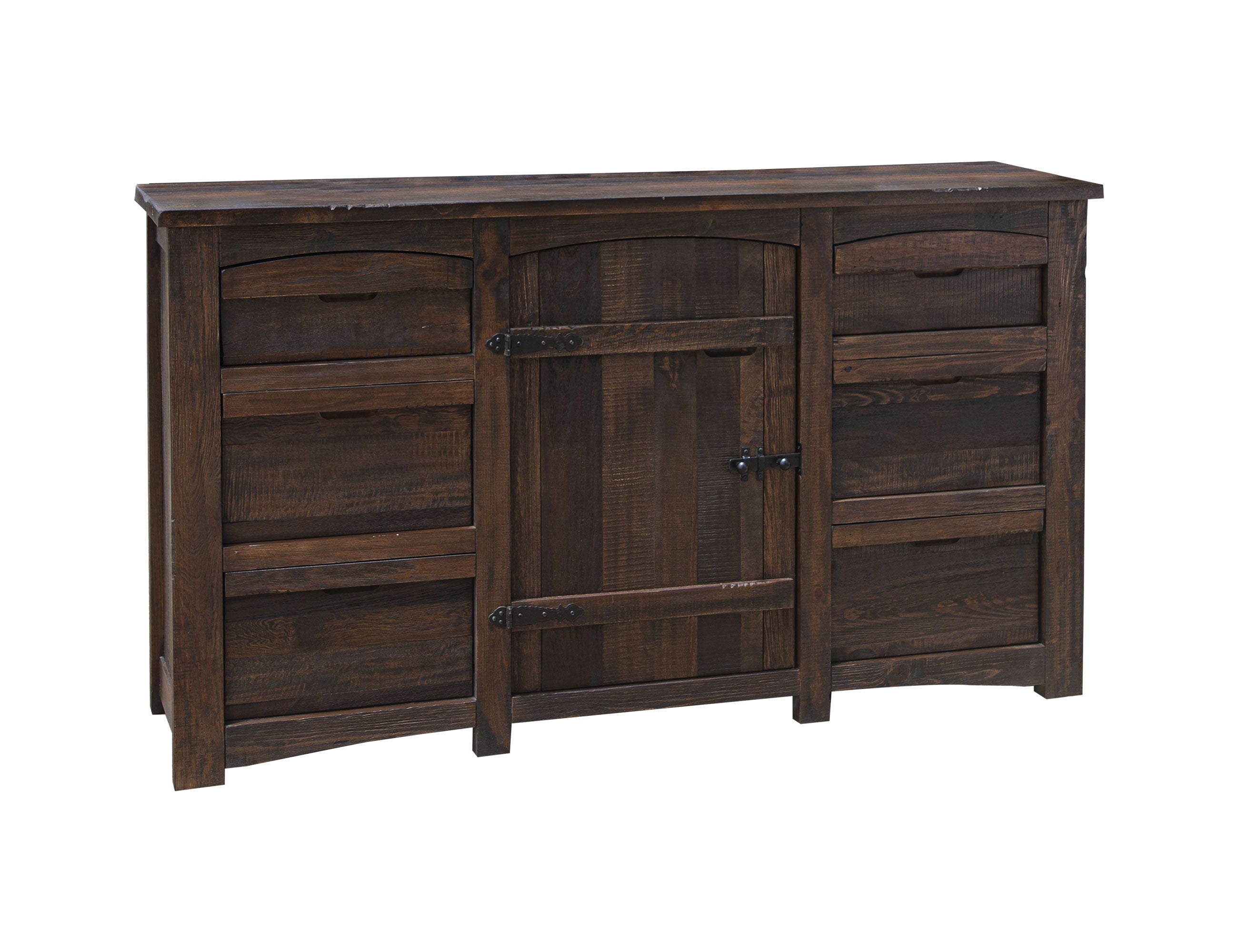International Furniture Direct Mezcal - Dresser - Deep Brown | Meri Furniture