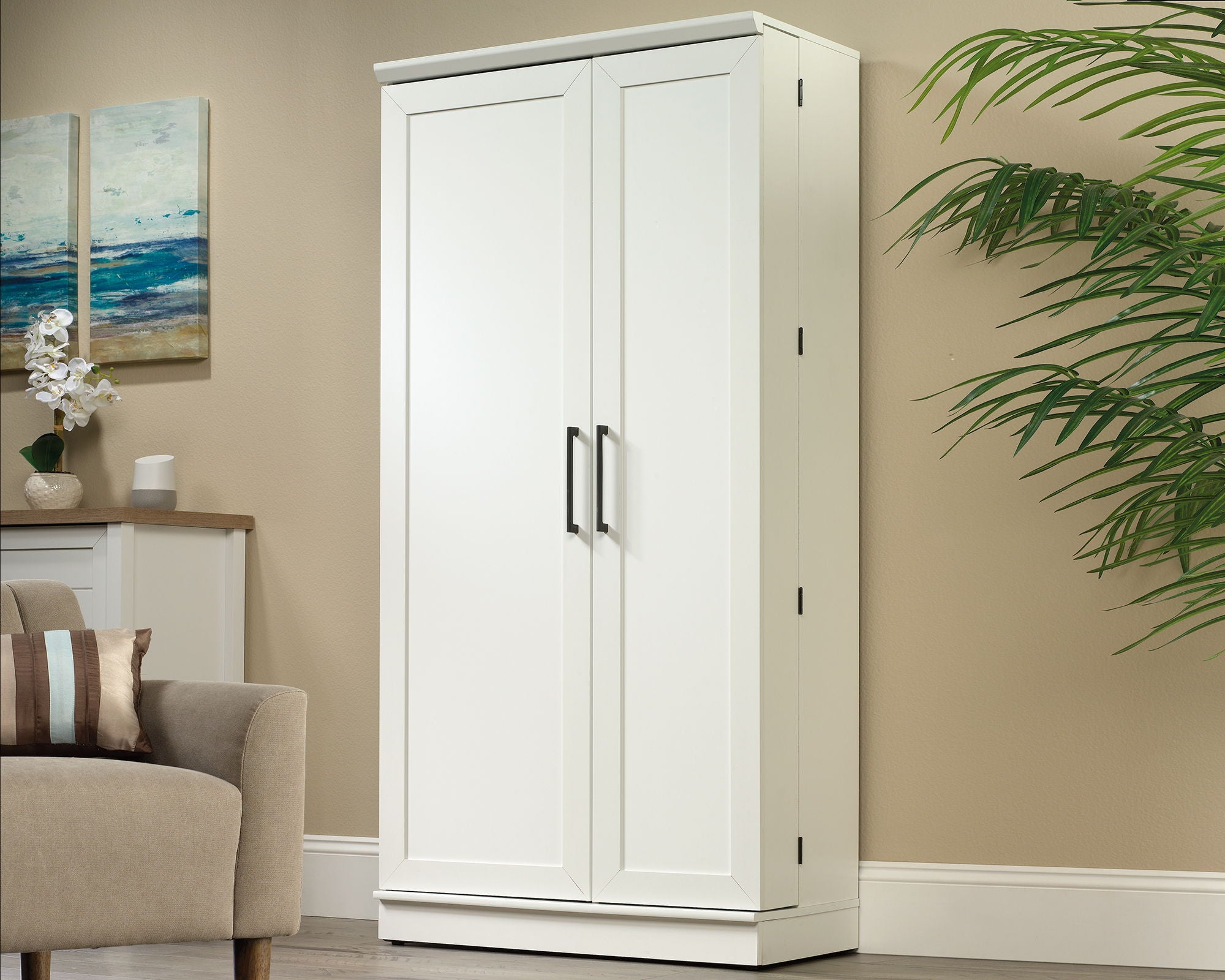 Storage Cabinet in Soft White