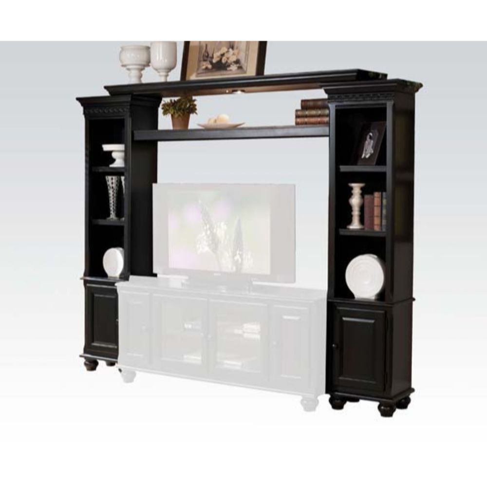 ACME Ferla - Wood Entertainment Center - Black | Meri Furniture