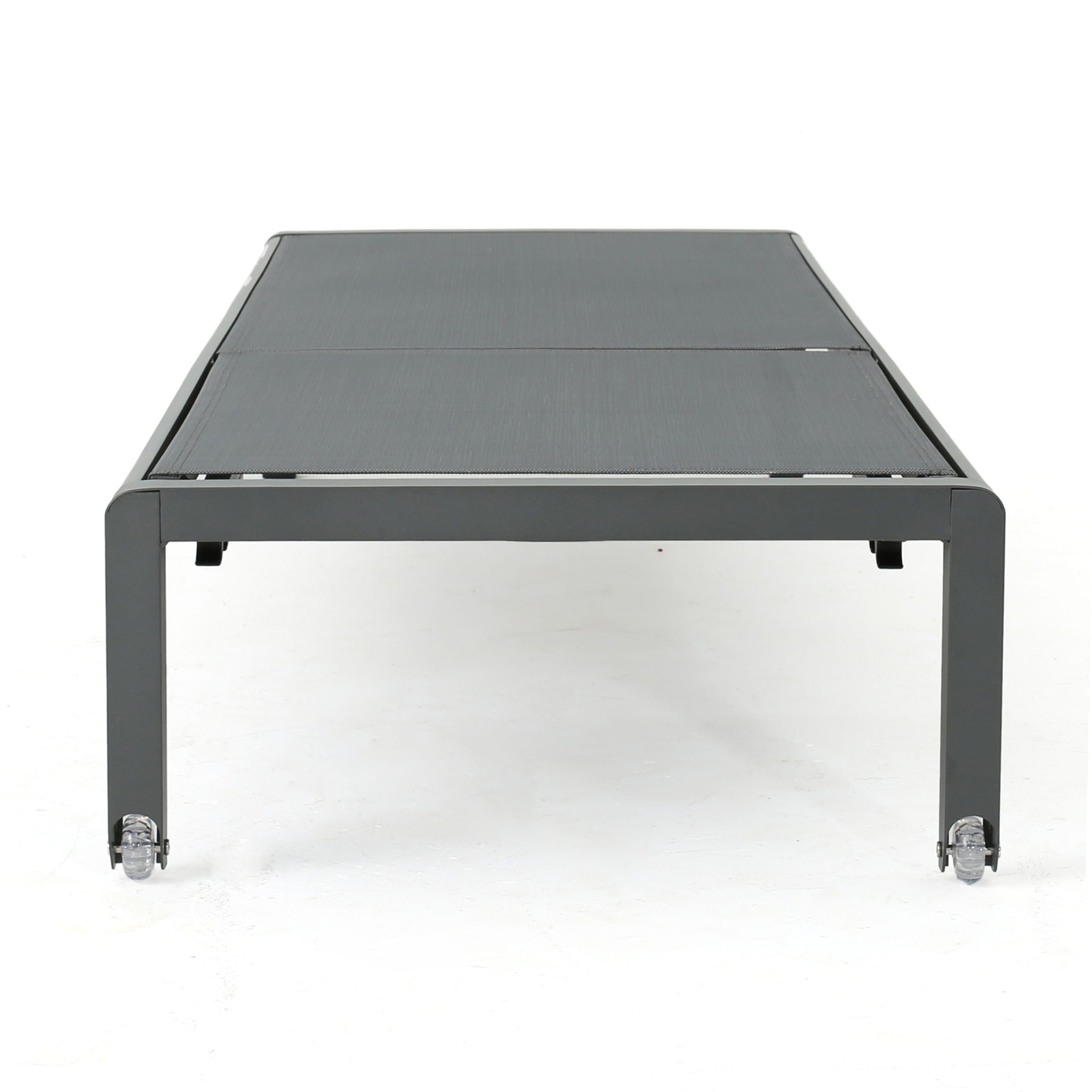 Outdoor Patio Chaise Lounge With 5 Reclining Positions