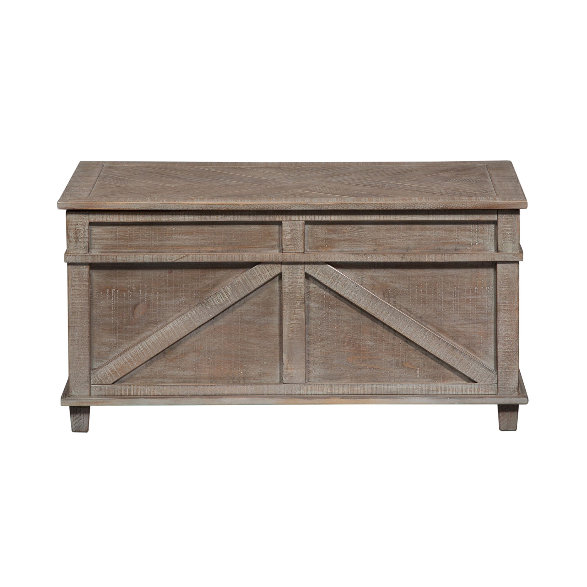 Liberty Furniture Parkland Falls - Storage Trunk - Light Brown | Meri Furniture